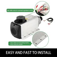 Kit moteur de broche 3KW à refroidissement par air avec variateur de fréquence (VFD) 18000 tr/min haute vitesse pour fraisage et perçage CNC - Vente chaude