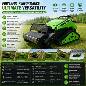 Cortadora de Césped a Control Remoto de Alta Potencia con Envío Gratuito, Máquina Multifuncional Todo en Uno para Trabajos Agrícolas - Product Image 2