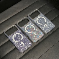 Étui de téléphone magnétique en acrylique avec motif de coquille d'ormeau pour iPhone 18, boîtier de protection anti-rayures personnalisé en gros