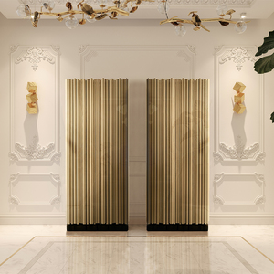 Armadietto per eleganza ispirato alla musica-ottone placcato oro, impiallacciatura di palisandre, lusso artigianale - Product Image 5