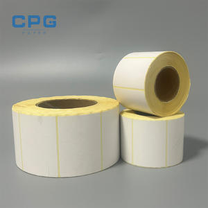 Customize BPA Free Waterproof Thermal Shipping Label Printer Paper 4x6 Thermal Label <b>Sticker</b> Paper for Inventory and Coding - Product Image 1