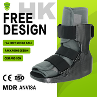 Nouvelle botte de marche orthopédique à coussin d'air P Model pour fracture, entorse, rééducation post-opératoire, réglable, antidérapante