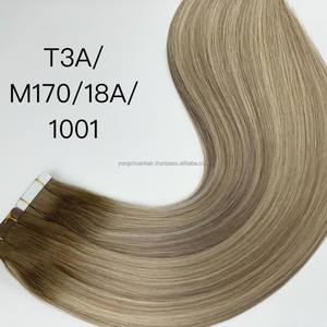 Virgin 100% Extensions de cheveux humains Real Raw Tape en russe Loc Slim Tape en paquet de machine - Product Image 2