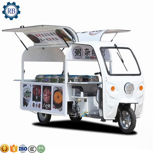 Cute Little Food Truck Mobile Street Coffee Trailer BBQ Candy Food Cart Multifunction Ice-Cream Car Snack Production <strong>Line</strong> - Product Image 3
