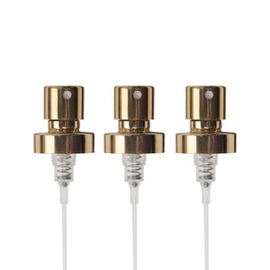 Золотой Алюминиевый обжимной распылитель для духов, 15 мм, 18 мм - Product Image 1