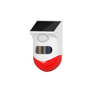 Factory Wholesale Solar WiFi PIR <strong>Alarm</strong> Outdoor Waterproof Motion Sensor Detector 120dB <strong>Security</strong> Warning Siren OEM ODM Available - Product Image 1