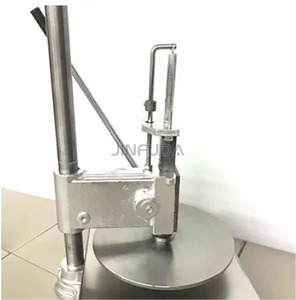 Equipo de prensado de bases de pizza de alta capacidad con operación manual por palanca para pizzerías, máquina comercial para prensar masa de pizza - Product Image 5