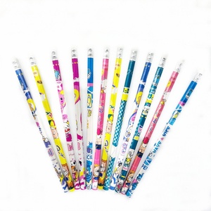 Lápices de Colores Personalizables de 7.5 Pulgadas, Forma Redonda, Lápiz Elegante con Borrador, Lápiz Económico con Impresión - Product Image 3
