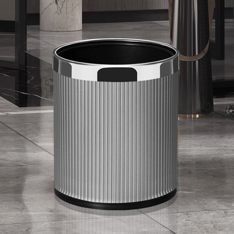 14L Silver-grey Italian striped with silver ring