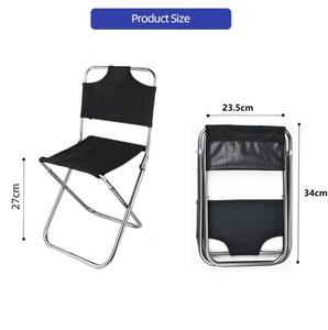 Chaise de camping pliable en aluminium Woodsman, chaise pliable portable pour la pêche, la plage et les activités de plein air - Product Image 6
