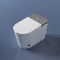 WC intelligent électrique PLMR U7-A à double chasse automatique, siège chauffant, auto-nettoyant, télécommande, à poser au sol pour salle de bain