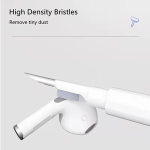 Cepillo de limpieza multifuncional portátil para auriculares, cepillo de limpieza para tapones para los oídos, <span class=keywords><strong>limpiador</strong></span> de huecos para pluma, envío gratis - Product Image 6