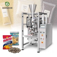 Automatische zakjesverpakkingsmachine voor granen en poeder, 1 kg, witte stick, suiker, zout. Prijs.
