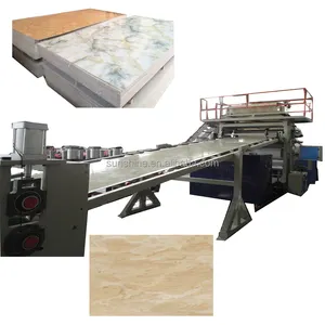 Plastic PVC Artificial Imitated Marble Sheet Making Machine Production Line