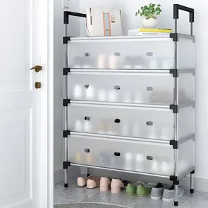 <span class=keywords><strong>Scarpiera</strong></span> Fai-da-Te Antipolvere in Tubi di Acciaio Inox, Multistrato, Economica, Salvaspazio, Resistente <span class=keywords><strong>e</strong></span> Durevole - Product Image 3