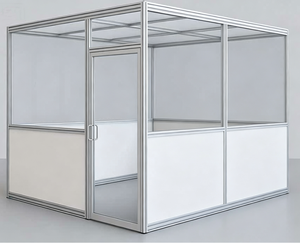 Housse de protection personnalisée pour grand rack, série 6000, cadre en profilé d'aluminium extrudé carré, boîtier de machine industrielle - Product Image 4
