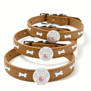 Collare per Cani in Pelle Personalizzato con Nome e Alfabeto, Alta Qualità, con Cristalli - Product Image 5