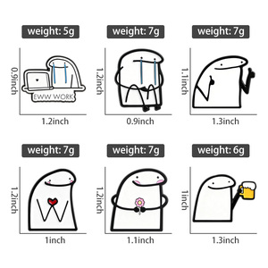 Épingles en émail amusantes avec des personnages espagnols, broches de bandes dessinées, badges de revers, bijoux, cadeaux pour amis - Product Image 6