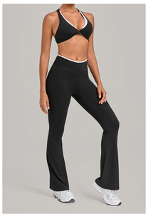 Ensemble de sport pour femme personnalisé, haute élasticité, respirant, yoga, entraînement, <span class=keywords><strong>7</strong></span> pièces, plusieurs styles, tenue de sport, séchage rapide - Product Image 3