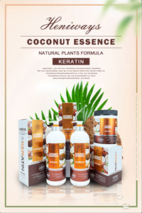 Ensemble de soins capillaires au shampooing naturel Heniways, <span class=keywords><strong>essence</strong></span> pure biologique, kératine, huile de noix de <span class=keywords><strong>coco</strong></span>, shampooing et revitalisant - Product Image 6