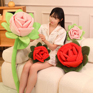 Muñeca Gigante de Rosa de Simulación, Juguete de Peluche Extra Grande con Mango Largo, Plantas de Peluche Rellenas de Algodón PP para el Día de San Valentín y el Hogar - Product Image 3