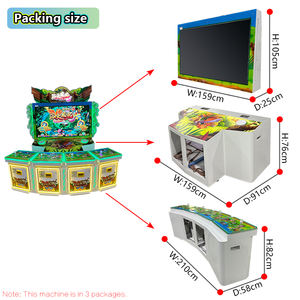 Table de jeu de pêche sur pied QIQU personnalisée pour 4 joueurs Ocean King 4 Brand New World 65 pouces pour salle de jeux américaine - Product Image 4