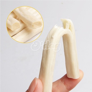 Golosinas para Perros de Cuero Crudo Prensado, Palitos de Cuero Artificial para Limpiar los Dientes, Golosinas Masticables para Perros - Product Image 3