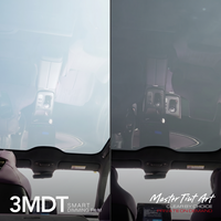 Película Inteligente 3MDT Negra Autoregenerable con Protección UV para Ventanas de Auto, Tinte Eléctrico Ajustable para Xiaomi SU7 con Control Remoto