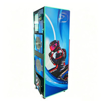 Máquina expendedora automática de limpieza de cascos 2 en 1 de fábrica, con adhesivo personalizado OEM, un año de garantía, multifunción y sanitizante.