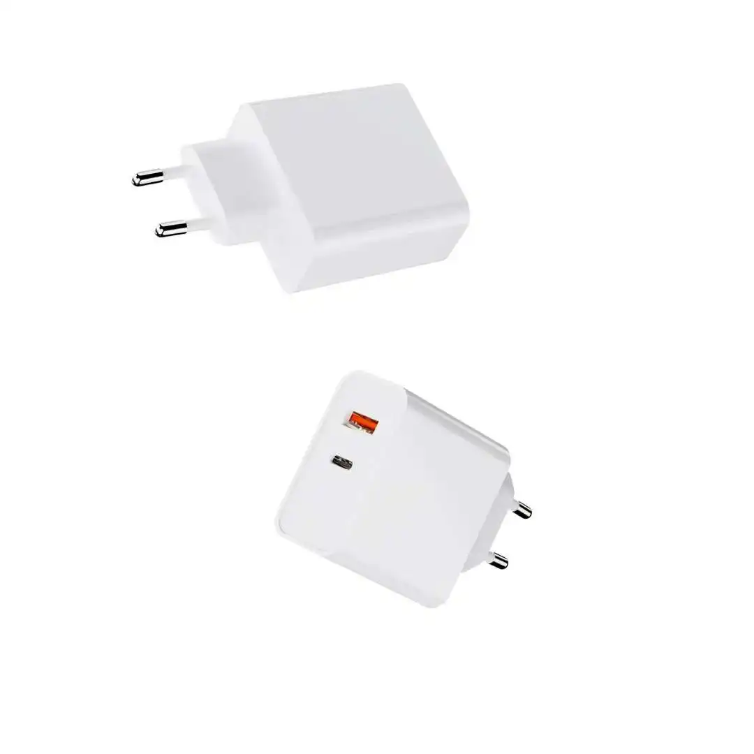 Mobile phone chargers 45W USB PD Quick charger with USB type c cable