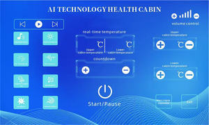 Nueva tecnología AI Health Cabin Salon Furniture Full Light Spectrum Cápsula infrarroja lejana Graphene Bioenergy Resonance Therapy - Product Image 4