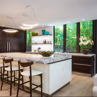 DAIYA ensemble complet d'armoires de cuisine au design moderne