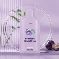 Complément alimentaire liquide prébiotique Dio OEM/ODM avec extrait de prune, fibres alimentaires, 30 ml, boisson fruitée saine pour l'intestin