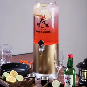 Dispensador de Bebidas Comercial de Alta Capacidad de 3L, Nuevo Estilo, Torre de Plástico para Vino, Jugo y Bebidas Frías para Fiestas - Product Image 2
