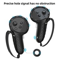 Accessoire de protection en silicone pour Meta pour Quest 3/3s VR couvercle de batterie amovible et poignée de contrôleur poignées de contrôleur