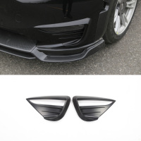 Housse de protection de garniture de lame de becquet de lampe antibrouillard pour Tesla modèle Y Woof dent couteau à vent ABS décoration autocollant accessoires de voiture
