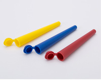 Tube conique en plastique pour cigarettes, nouveau, tube en papier portable, pot de rangement conique résistant à l'humidité