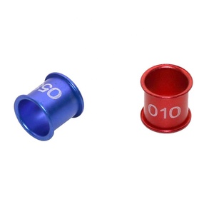 8mm Digital de aluminio anillo pájaro para loro paloma bandas de pierna suministros de capacitación Anillo de pie - Product Image 4