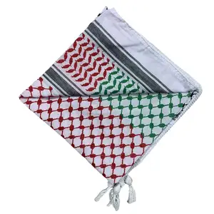 CCY Palestinian Traditional Official Flag Premium Keiffieh Shemagh Arabic Hirbawi Palestine Kuiffieh Kufiya Scarfs Shawls