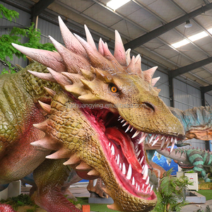 Sculpture géante de simulation dynamique mobile Dragon <span class=keywords><strong>vert</strong></span> d'Europe pour <span class=keywords><strong>parc</strong></span> à thème animatronique - Product Image 3