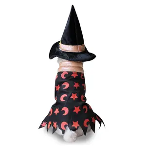 New Design Dog Clothes Atacado All Saints' Day Pet Clothes O Wizard Suit Party Decors Dog Clothes