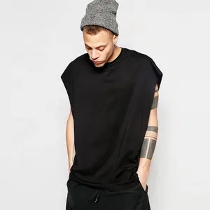 Maxgarment Высококачественная модная мужская футболка без рукавов с капюшоном оптом, простая футболка из Турции, оптовая продажа для мужчин