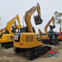 Mini-excavatrice hydraulique d'occasion CAT 308E2, 7 tonnes, pour travaux de construction
