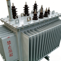 Transformateur triphasé immergé dans l'huile 100 kVA 200 kVA 400 kVA à double enroulement toroïdal 60 Hz sortie 400 V extérieur personnalisé entrée 11 kV