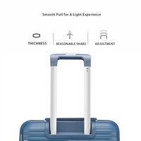 Ensemble de 3 valises à roulettes extensibles en PP rigide, légères, imperméables, écologiques, avec serrure, unisexe, pour voyage, en polyester