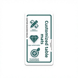 Professionally Customized 2024 Morandi <b>square</b> Oval Hexagonal <b>Kitchen</b> Non-slip Heat-insulating <b>Table</b> coaster Mold CD - Product Image 1