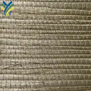 YKG 2300-2309 Moderne Natur Textur Grass cloth Tapete Gewebtes Stroh Sisal Hanf Wand verkleidung