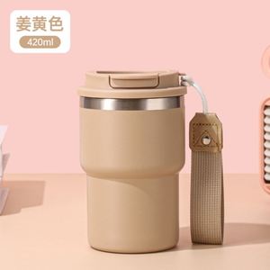 Vaso Térmico de Acero Inoxidable de Doble Pared de 420 ml (15 oz) con Tapa, Mini, para Exteriores, Superventas - Product Image 3