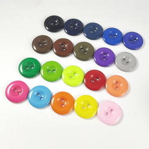Amazon Hot Sale 2 Hole Flat Back Engraved Logo Colorful <strong>Plastic</strong> Resin Custom <strong>Buttons</strong> For Clothing/clothes - Product Image 3