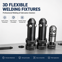 Table de soudage 3D industrielle, plateforme de soudage tridimensionnelle flexible, accessoires de fixation complets